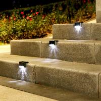 Luces Solares LED Para Jardín 4/8/12/16/20 Piezas Luz De Escalera Solar Impermeable Luz De Pasos Solar Para Decoración De Patio Y Paredes - details 4