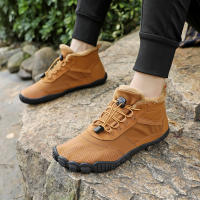Botas De Invierno Para Hombres Y Mujeres Zapatos Casuales De Nieve Botas De Pies Calientes Para Exteriores Trabajo Zapatillas De Neopreno Cremallera Ajuste Tamaño 36-47 - details 17