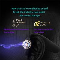 Auriculares estéreo de conducción ósea inductivos, auriculares inalámbricos Bluetooth 5.3 de larga duración de la batería, IPX6 a prueba de agua y sudor con 15 horas de reproducción, para correr, andar en bicicleta, conducir y viajar - details 1