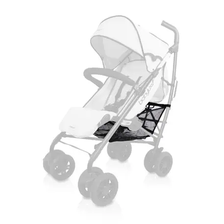 CESTA PARA CARRITO BABYLUXE DE BABY ACE EN COLOR NEGRO - 1