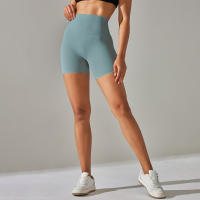 Women Sports Short Yoga Legging Shorts Squat Proof High Waist Fitness Tight Shorts Quick Drying Cycling Workout Gym Shorts - details 28