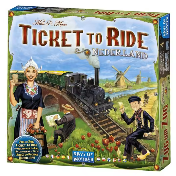 Asmodee - ¡Aventureros al Tren! Países Bajos - 1