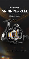 Carrete De Pesca Rooblinos HM Con Carrete De Metal Max Drag 8KG Manija De Acero Inoxidable Para Agua Dulce Y Salada Carrete De Pesca De Rotación - details 10
