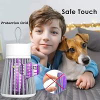 Luz Repelente De Mosquitos Sonico Anti-mosquitos UV Luz Nocturna Para Camping Al Aire Libre Protección Infantil - details 1