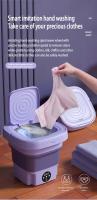 8L Portable Foldable Washing Machine 220V Socks Underwear Panties Retractable Household Washing Machine With Automatic Dryer - details 9