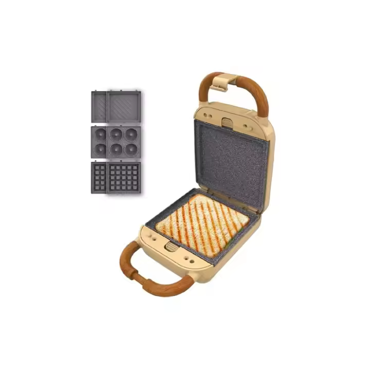 Cecotec Sandwichera Rock'nToast Retro One Yellow - 1