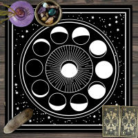 Mantel De Taro Con Doce Constelaciones Y Cielo Estrellado 1pc Decoración De Juego De Tarot Estilo Moderno Poliéster 100% - details 15