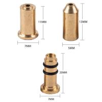 Adaptador De Gas Butano Reutilizable De Cobre Para Linterna Dupont Ligne 2/Gatsby Con Cabeza Inflable Nozzle De Latón Universal Para Rellenar El Gas - details 1