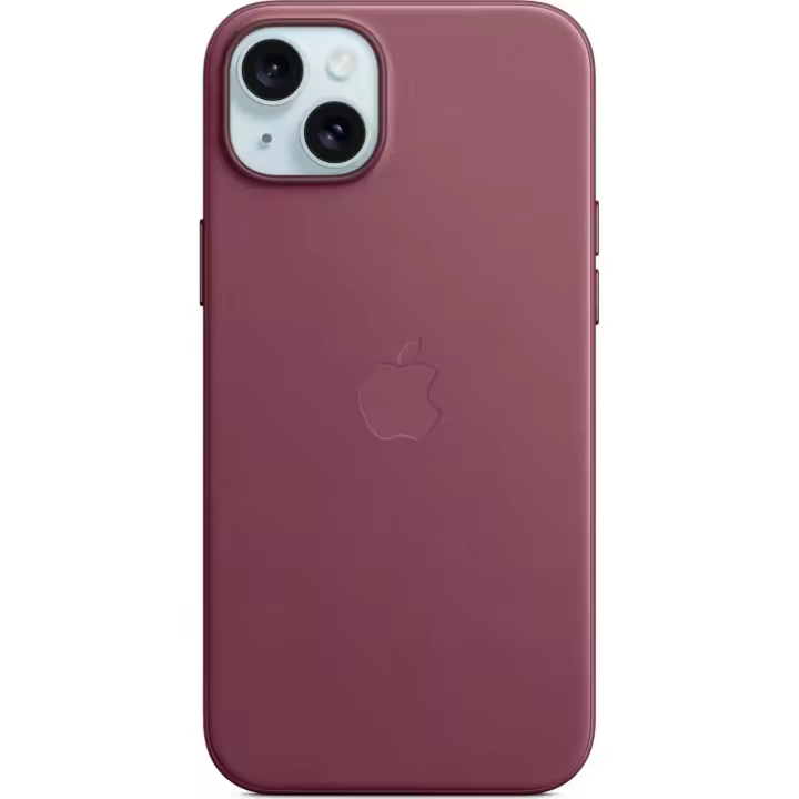 Funda Original Fine Trenzada con MagSafe para Apple iPhone 15 Plus Roja - 1