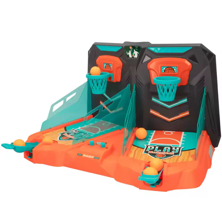 Juego de mesa baloncesto c/cancha doble, marcador y 6 pelotas CB Sports - 1