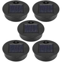 Paquete de 5 tops de reemplazo de lámpara solar (2,76/2,36 pulgadas) waterproof Blanco Vivo LED para linternas al Aire Libre - details 0
