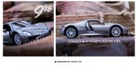 Coche De Juguete Porsche 918 Sport De 1:36 En Metal Modelo De Colección Alta Similitud Regalo Para Niños Vehículo De Juguete A37 - details 6