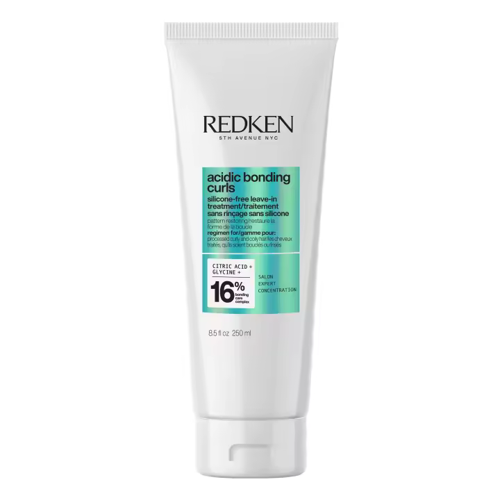 Redken | Acidic Bonding Curls Tratamiento sin aclarado de reparación sin siliconas para cabello rizado | LEAVE-IN 250ML - 1