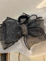 Grande Pinza De Cabeza De Tiburón Con Lentejuelas Y Lazo Para Mujer Accesorio De Pelo De Verano Multifuncional Para Exterior - details 4