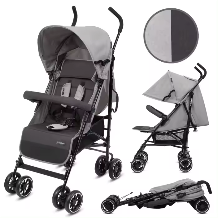 Carrinho de bebé Kidwell Nelli Gray/Graphite - 1