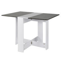 Mesa de Comedor Plegable Cocina Salón Mesa Auxiliar con 2 Alas Abatibles Ahorra Espacio Diseño Moderno cuatro colores - details 1