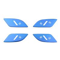 Etiquetas De Botón De Cerradura Para Audi A3 8V 2013-2019 Accesorios De Cubierta De Coche Interior 4Pcs Adhesivo De Lentejuelas - details 5