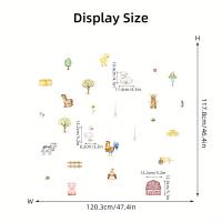 Pegatinas De Pared Para Niños Con Diseño De Pollo Oveja Y Árbol De Granja Pegatinas Ecológicas Resistentes Al Agua Para Decoración De Habitaciones Y Jardines - details 1