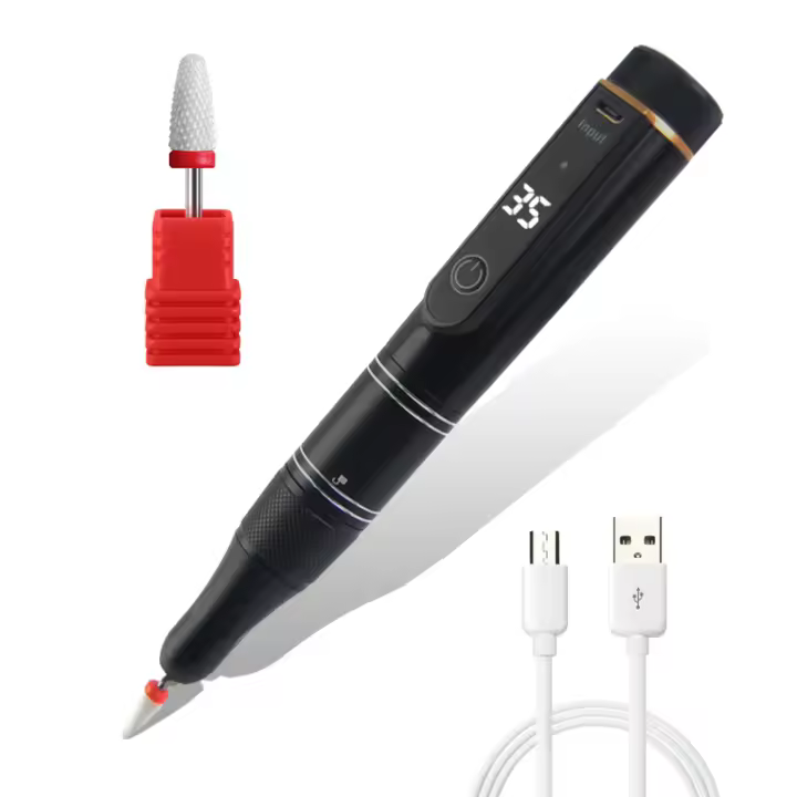 Máquina De Uñas Recargable 35000RPM Portátil Para Manicura Y Pediura Herramienta De Corte De Cutículas Y Pulido De Esmalte Sin Cable - 1
