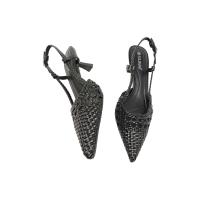 Eva Zorteon-Sandalias de tacón (6cm)  caladas con puntera , Marca Tulipano. - details 5