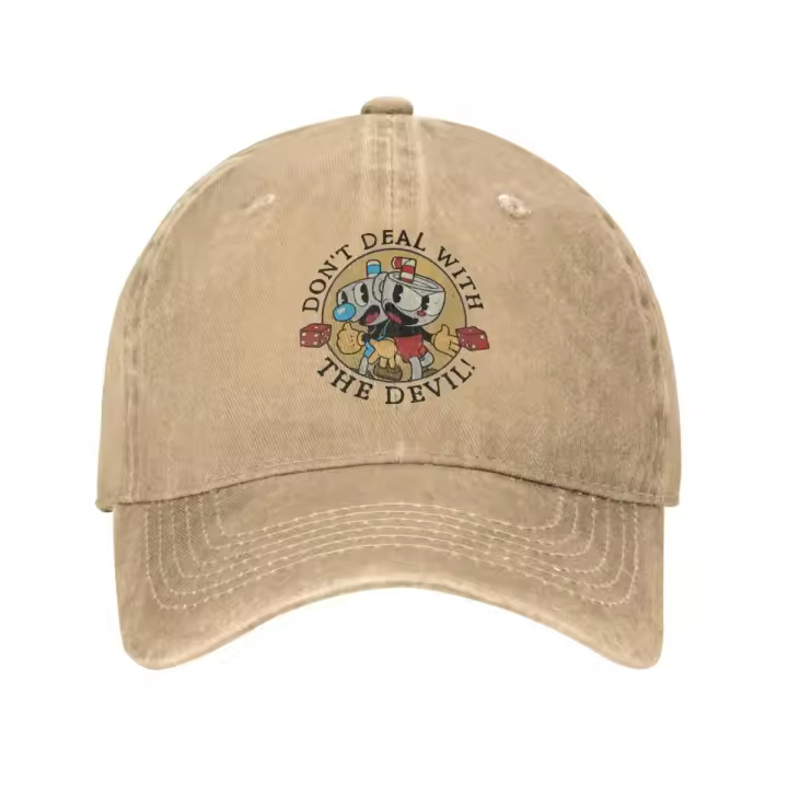 Gorro De Béisbol Clásico Ajustable Para Hombres Y Mujeres Protección Solar Estilo Hip Hop Anime Cuphead Primavera Otoño - 1