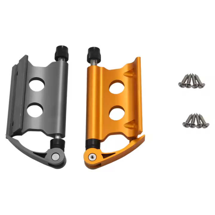 Soporte de horquilla de bicicleta, estante de techo de cama, bloque de bicicleta, montaje de camión para bicicleta de carretera MTB, paquete de 2 - 1