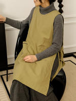 Chaleco Largo Antipolvo Impermeable Para Cocina Con Bolsillos Para Mujer Pintura Cocina Trabajo Apron De Belleza De Uñas Salon De Belleza - details 6
