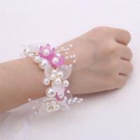 Diadema De Boda Bohemia Para Niñas Adorno De Cabello Con Perlas Y Flores Guirnalda De Novia Aro De Cabeza Joyería De Pelo Regalos Para Niños Estilo Moda Primavera Verano - details 9
