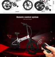 Bicicleta Moped Eléctrica Plegable Inteligente Samebike 20LVXD30, Motor de 350W, Velocidad Máxima de 35 km/h, Neumático de 20 pulgadas - details 9