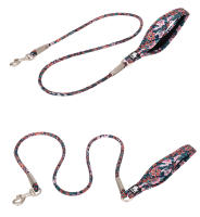 Correa Para Perros De Algodón Con Estampado Floral Truelove TLL2573 Tamaño S/M Colores Navy Blazer/Poppy Red/Saxony Blue - details 10