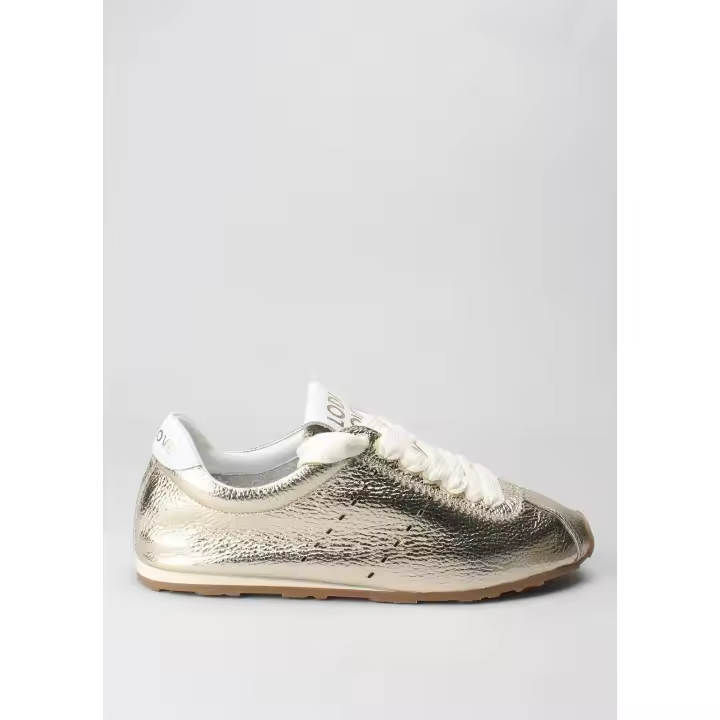 deportiva cordones metal platino LODI - 1