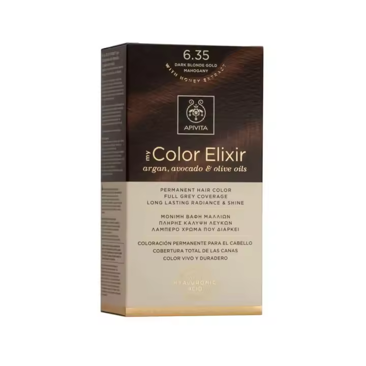 Apivita Tinte 6.35 Dark Blonde Gold Mahogany - 1