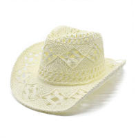 Sombrero De Paja Cow-boy Tejido a Mano Protección Solar Plegable Para Viajes Casual Unisex Oficina Regalo Para Hombres Y Mujeres - details 3
