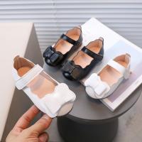 Zapatos De Princesa Para Niñas Primavera Verano Con Cordones Suaves Y Antideslizantes Casual De Cuero Sólido Talla True - details 0