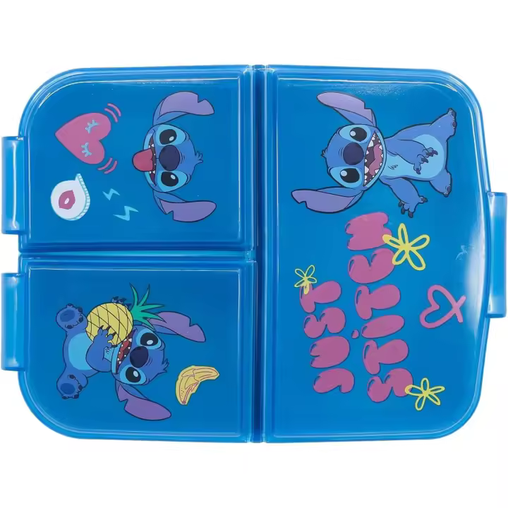 Stitch Fiambrera Sandwichera Infantil con Compartimentos Lilo & Stitch - 1