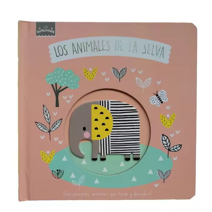 Libro LOS CHIQUITINES LOS ANIMALES DE LA SELVA Editorial PANINI INFANTIL Tapa dura - 1