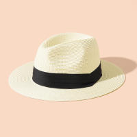 Sombrero De Paja Panamá Para Hombre Y Mujer Sombrero Británico Plegable Protección Solar Para La Playa Estación De Verano - details 0