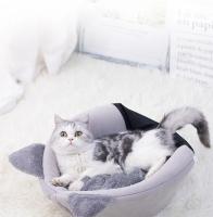 Nueva Casa De Tiempo De Descanso Para Gatos Y Perros Pequeños Cama De Encaje Cómoda Para Invierno Almohadilla De Malla Suave Túnel De Mascota Interior Nido De Cueva - details 4