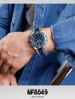 Reloj De Moda NAVIFORCE Para Hombres De Calidad Superior Acero Inoxidable Impermeable Clásico Cuarzo Reloj De Pulsera Grande Con Manos Luminosas Y Fecha Automática - details 6