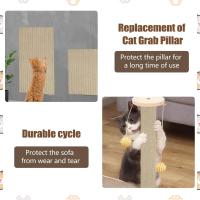 Tablero De Rasguñar Para Gatos Creativo Alfombra De Afilado De Uñas Protector De Sofá Y Muebles Suministros Para Mascotas - details 4
