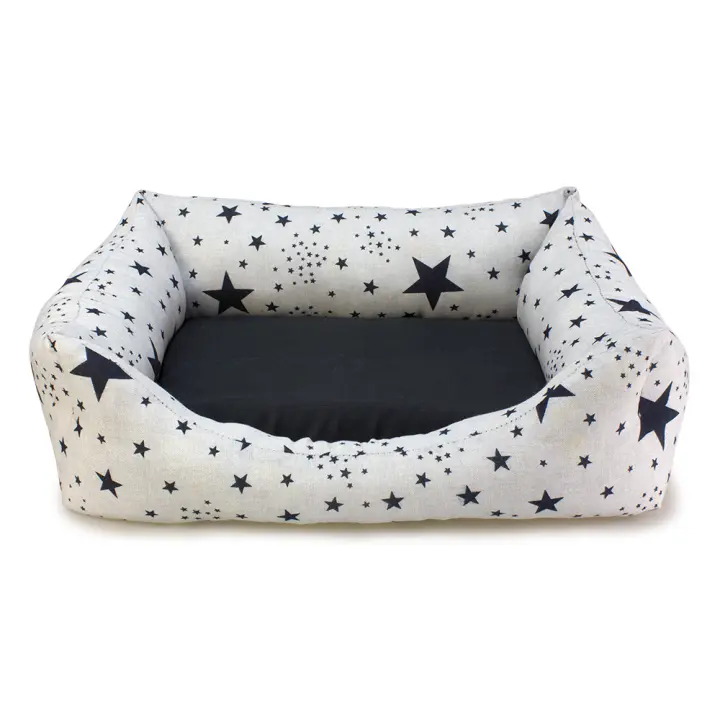 Cama cuadrada Estrellas Negras 50x45x17cm - 1