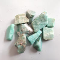 Piedra De Amazonita Natural Cristal Reiki Energía Mineral Especímenes Decoración De Hogar Regalo De Navidad Piedra Rugosa - details 2