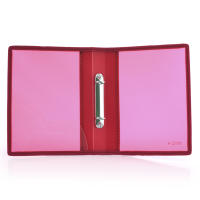 Carpeta Archivadora  - Tamaño A5 - de 2 Anillas Metálicas de 2cm  Bordes Reforzados en Tela a Juego y Bolsillo Interior, 5PP - Tamaño A5  / Cuartilla - 100% ECO by Office Box - details 2