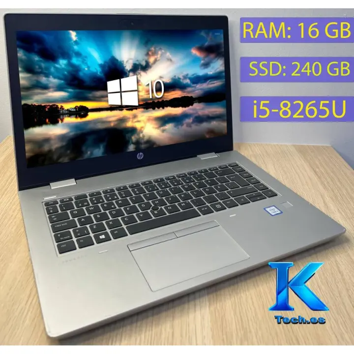 HP ProBook 640 G5portátil ordenador barato / procesador  i5-8265U/16GB RAM /240GB SSD/Intel HD Graphics/ pantalla 14"  pulgadas HD/ - 1