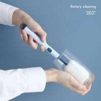 Cepillo De Limpieza Para Botellas De Bebé Con Esponja Desmontable Herramienta De Limpieza De La Cocina Escovas De Garrafa PP Apta Para Niños De 0 a 36 Meses - details 5