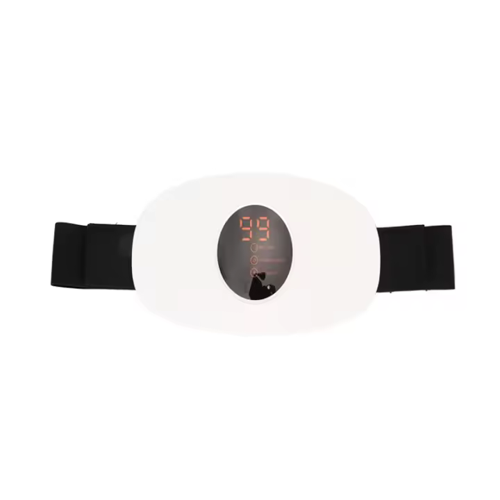 ZVD Cinturón Adelgazante Eléctrico, 26 Engranajes, 3 Modos, Masajeador Abdominal con Calefacción por Microcorriente Blanca para Cintura y Entrenamiento, Almohadilla de Masaje, Modos de Masaje Ajustables - 1