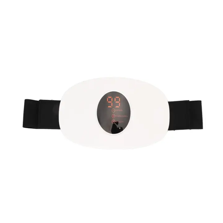 ZVD Cinturón Adelgazante Eléctrico, 26 Engranajes, 3 Modos, Masajeador Abdominal con Calefacción por Microcorriente Blanca para Cintura y Entrenamiento, Almohadilla de Masaje, Modos de Masaje Ajustables - 1