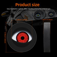 2pc Luz De Ojo De Diablos LED Dinámica Para Coche 3 Pulgadas Accesorio De 12V Kit De Lente De Proyector LED Para Coche - details 5