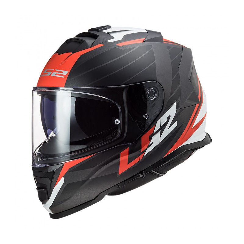Casco Integral LS2 FF800 Storm Nerve Matt Black Red 22.05 (Sin Pinlock)