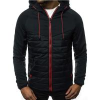 Nueva Chaqueta De Cremallera Para Hombres 2024 Con Capucha Abrigada De Alta Calidad Estilo Casual Para Todas Las Estaciones Abrigo Exterior De Policarbonato - details 2